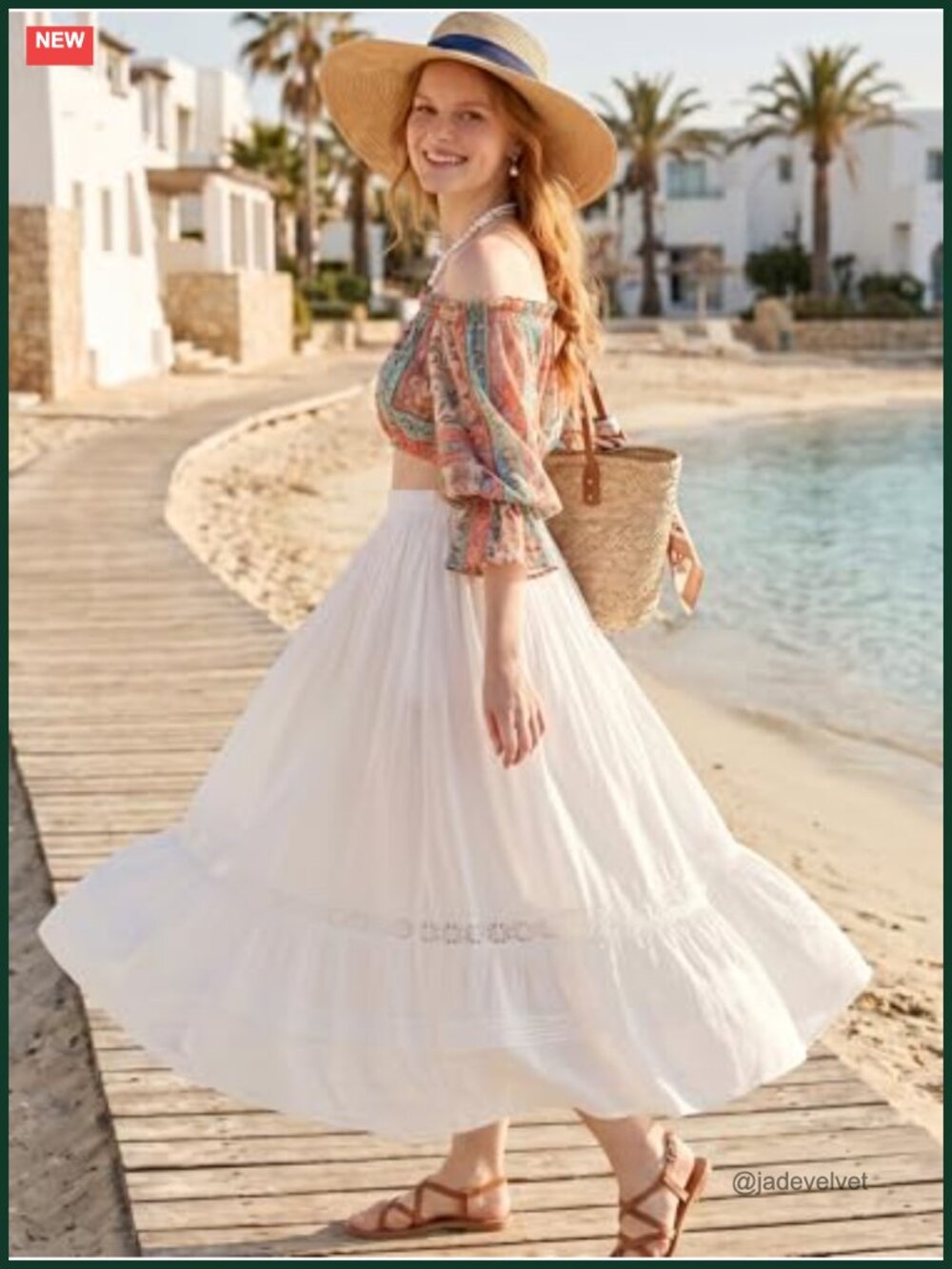 Boho Tiered Maxi Skirt High Waisted Renaissance Lace Long Skirt with Pockets - Picture 3 of 6